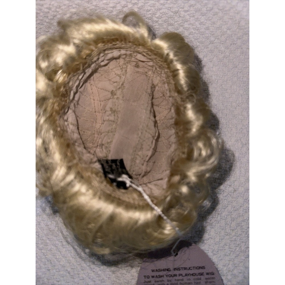 ALLISON Doll Wig By Playhouse Size 10"-11" In Color Pale Blonde NOS - Picture 7 of 8